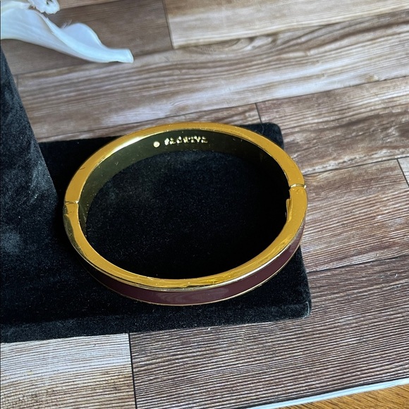 Talbots Gold and Brown Bangle Bracelet - Picture 1 of 8